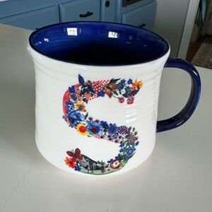Letter “S” Mug by Anthropologie